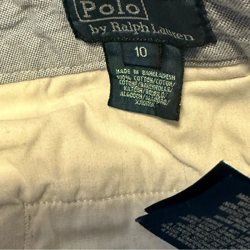 Ralph Lauren Boys Size 10 Light Blue Chino Dress Pants 100% cotton Preppy Casual